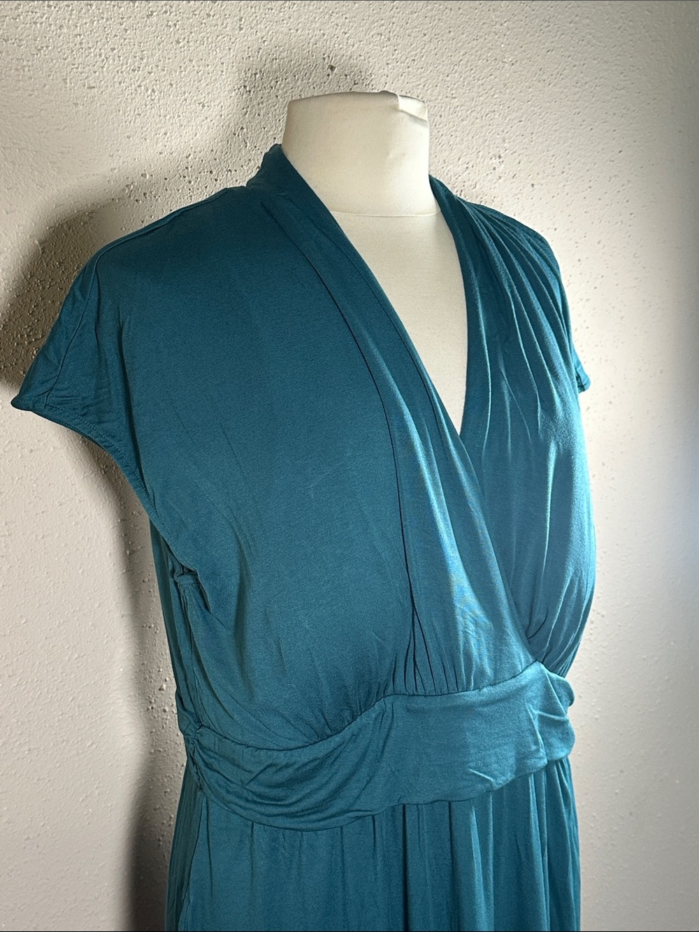 Soma Serenity Short Bra Dress Deep Teal Women’s size XXL NEW Built in Bra - Picture 5 of 13